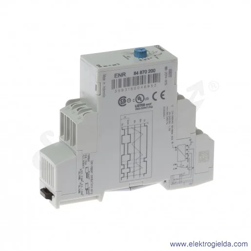 Przekaźnik nadzorczy 84870200, moduł nadzorczy poziomu cieczy, CROUZET, 24-240VAC/DC