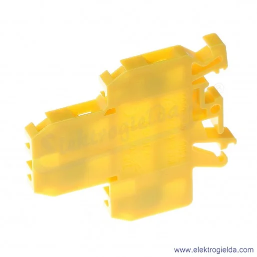Złączka piętrowa A00-0001, ZUG G/21, żółta, śrubowa, 4mm2