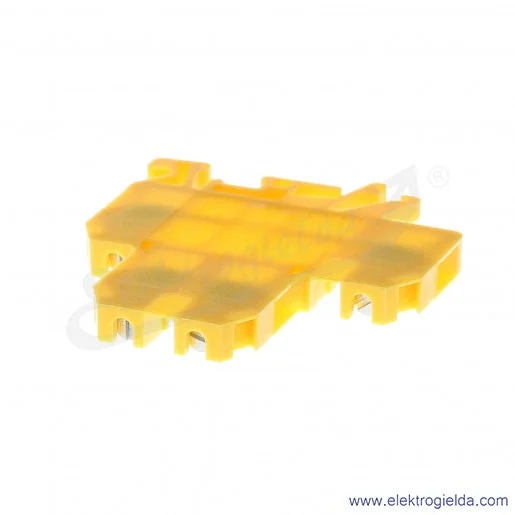 Złączka piętrowa A00-0001, ZUG G/21, żółta, śrubowa, 4mm2