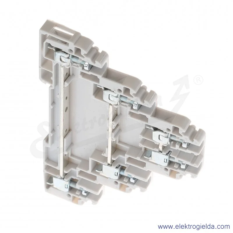 Złączka piętrowa A03-0008, ZG-G/31, szara, 3 piętra, 4mm2