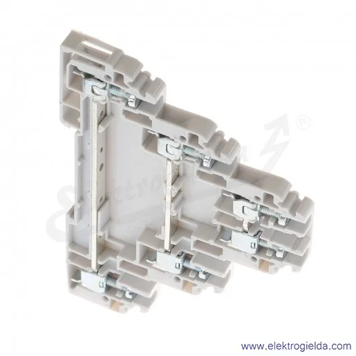 Złączka piętrowa A03-0008, ZG-G/31, szara, 3 piętra, 4mm2