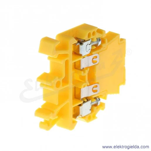Złączka bezpiecznikowa A11-5101, ZUG G/B, żółta, 4mm2, do wkładki 5x20