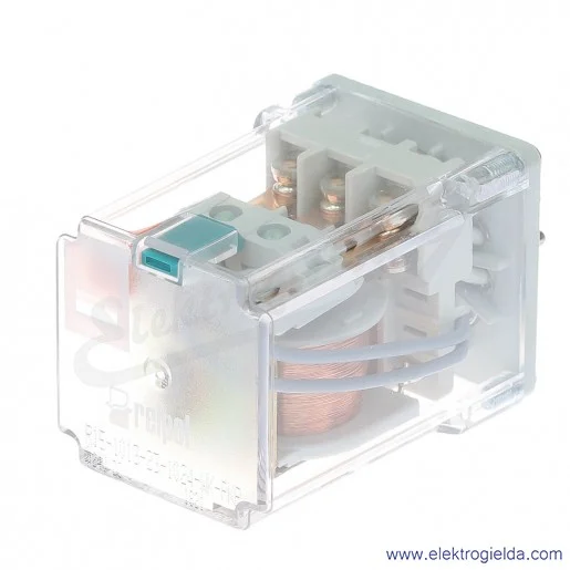 Przekaźnik elektromagnetyczny R15 1013-23-1024-WK-PKP 3P 24VDC przycisk testujący K wykonanie trakcyjne
