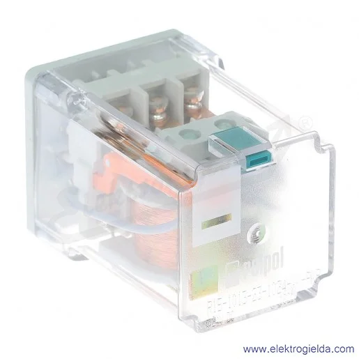 Przekaźnik elektromagnetyczny R15 1013-23-1024-WK-PKP 3P 24VDC przycisk testujący K wykonanie trakcyjne