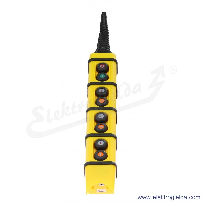Kaseta sterownicza KS-4 1.2 21-55-45-35 suwnicowa start/stop, przód/tył, prawo/lewo, góra/dół