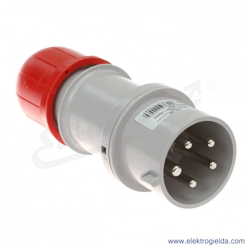Wtyczka 213.3237 5x32A 3P+N+PE 6h IP44 montaż na kabel
