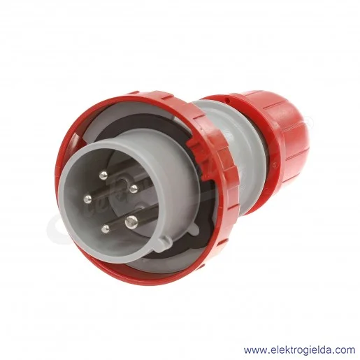 Wtyczka 218.1637 5x16A 3P+N+PE 6h IP67 montaż na kabel