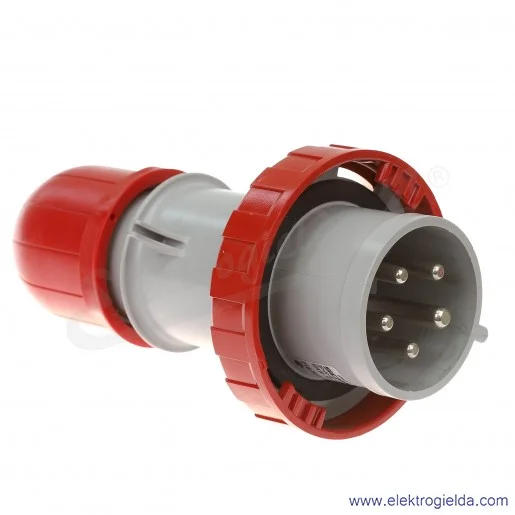 Wtyczka 5x32A 3P+N+PE 6h IP67 montaż na kabel 218.3237