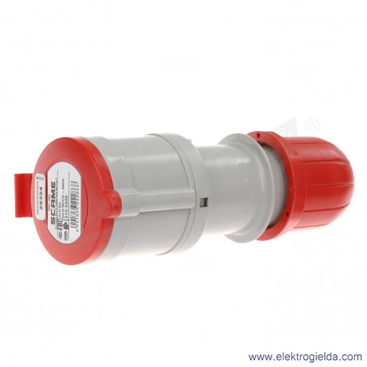 Gniazdo przenośne 4x32 3P+N 6h IP44 montaż na kabel 313.3246