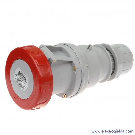 Gniazdo przenośne 5x63 3P+N+PE 6h IP67 montaż na kabel 318.6347
