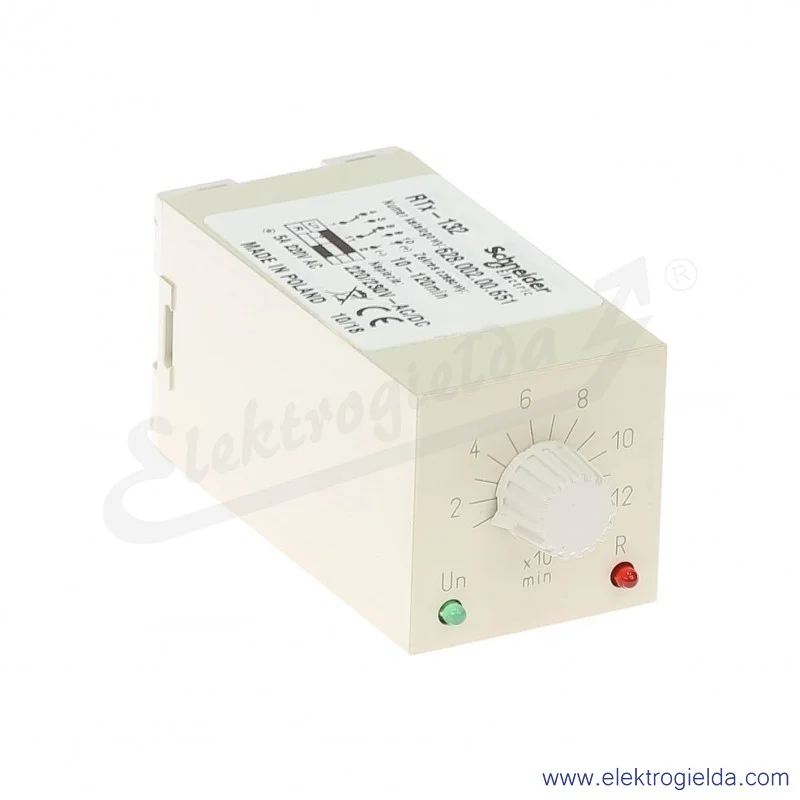 Przekaźnik czasowy 628-002-00-651, RTX132, 230VAC/DC, 10-120min