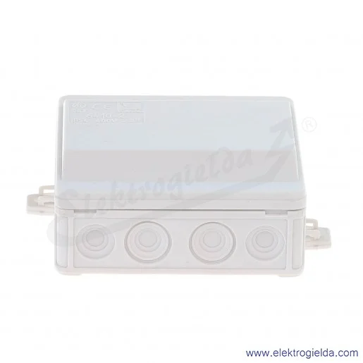 Puszka natynkowa 6410-20 90x90x40 IP54 odgałęźna 14 otworów Puszka natynkowa 6410-20 90x90x40 IP54 odgałęźna 14 otworów