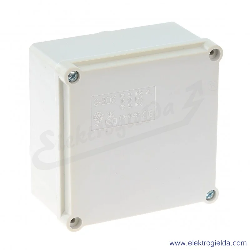 Puszka natynkowa S-BOX 116 SK 100x50x100 IP66 bez dławików