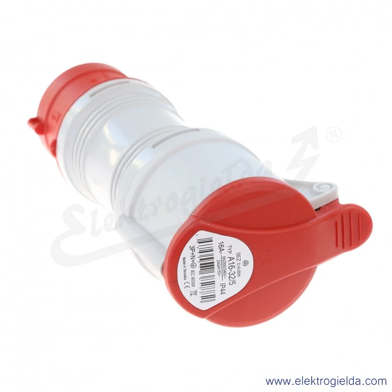 Adapter reduktor 5x16A wtyczka -  5x32A gniazdo