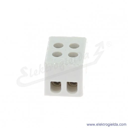 Złączka porcelanowa 44232516, ZPA 2*2.5 T232, 2,5mm2, 500V, 24A, 2 tory