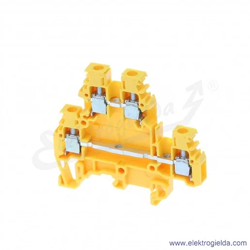 Złączka M4/6 D2 piętrowa żółta Złączka M4/6 D2 piętrowa żółta