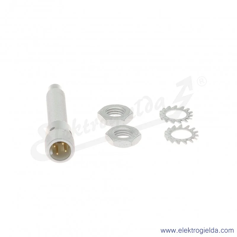 Czujnik indukcyjny Ni6U-EGT08-AP6X-H1341 M8 PNP NO Sn 6mm z konektorem M12 10...30 VDC 57mm