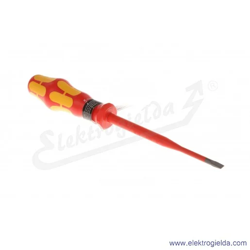 Wkrętak 006442 1,0x5,5x125 płaski ze zredukowaną średnicą trzpienia, izolowany Kraftform 160 iS VDE
