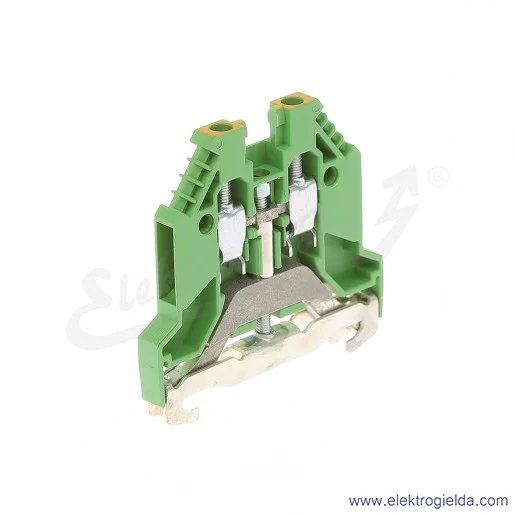 Złączka ochronna 56.503.9055.0, WK2,5 PE SL/35, 2,5mm2, zielona, szerokość 5mm