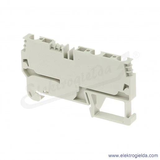 Złączka przelotowa 56.704.5055.0, WKFN 4 D1/2, 4mm2, szara, szerokość 6mm
