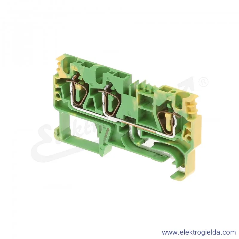 Złączka ochronna, WKFN4 D1/2/SL/35, 4mm2, żółto-zielona, szerokość 6mm