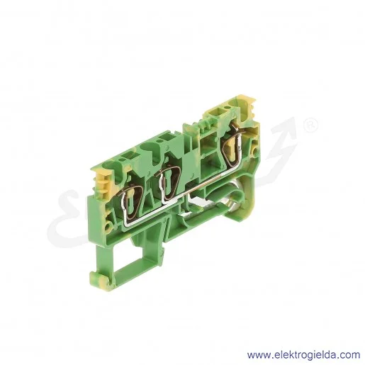 Złączka ochronna, WKFN4 D1/2/SL/35, 4mm2, żółto-zielona, szerokość 6mm