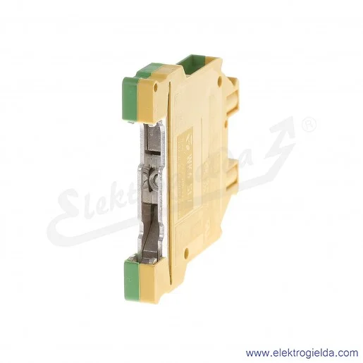 Złączka ochronna 57.506.9055.0, WK 6 PE SL/U, 6mm, żółto-zielona, szerokość 8mm