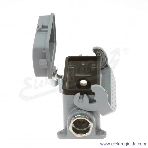 Obudowa gniazda 71.340.1635.0, 16 PIN, cokołowa, z klapką, RBA R16S 1K 2XM25DB