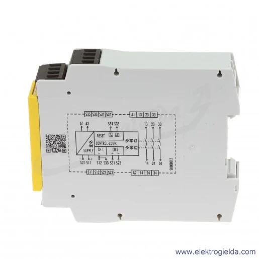 Przekaźnik bezpieczeństwa R1.188.0990.0, SNO4063K-A 24V AC/DC