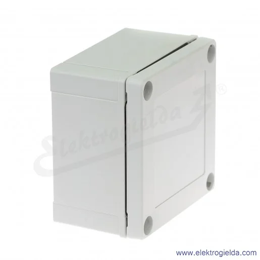 Obudowa PC 95/60 HG 100x100x60 pokrywa szara IP 66/67