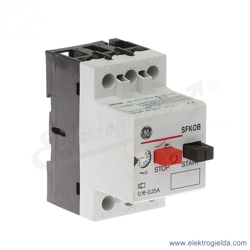 Wyłącznik silnikowy SFK0B 0,16-0,25A 3P 0,06kW