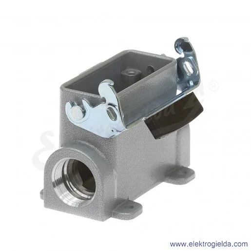 H-A 10 SGRL-LB 16 Obudowa gniazda cokołowa aluminiowa wkłady 10 pinów 16A 400V