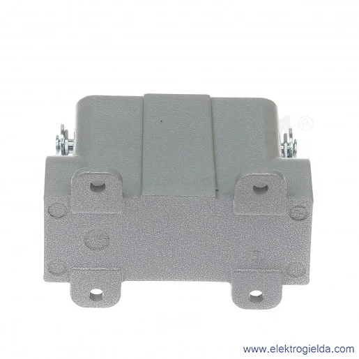 H-A 10 SGRL-LB 16 Obudowa gniazda cokołowa aluminiowa wkłady 10 pinów 16A 400V