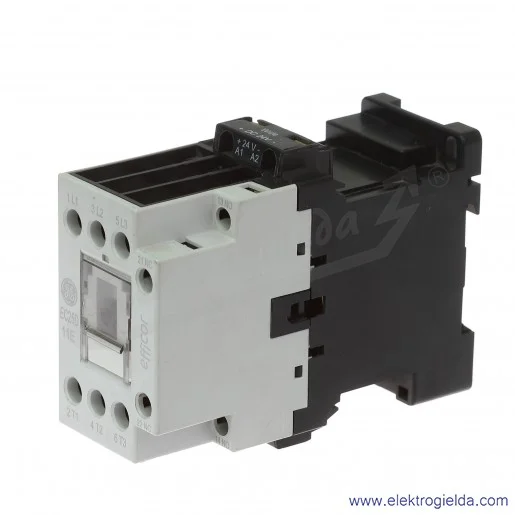 Stycznik EC25D311B024W 24V DC, 1NO+1NC, 11KW/400V AC-3, 45A AC-1, 3-polowy