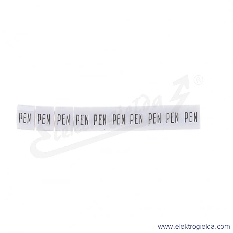 Oznacznik opisowy R34RR-02050307100, EZ-5B *PEN*, biały, 100szt