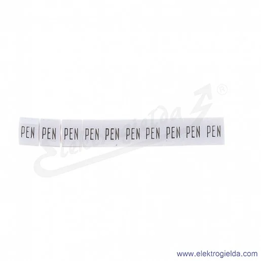 Oznacznik opisowy R34RR-02050307100, EZ-5B *PEN*, biały, 100szt