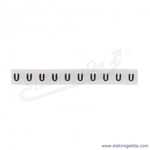 Oznacznik opisowy R34RR-02050407700, EZ-5B *U*, biały, 100szt