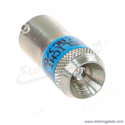 Żarówka LED KA2-2024, LB-24VAC/DC, BA9S, niebieska