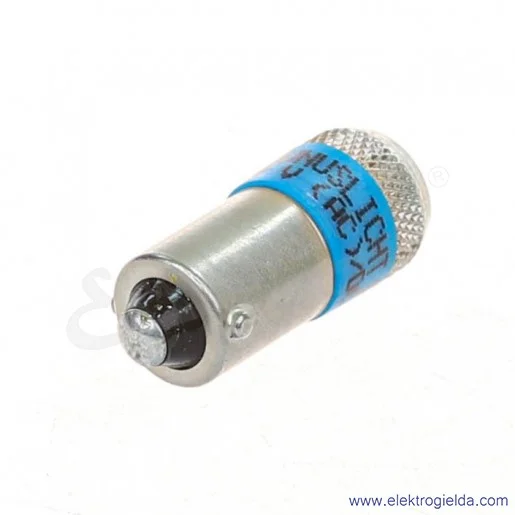 Żarówka LED KA2-2024, LB-24VAC/DC, BA9S, niebieska
