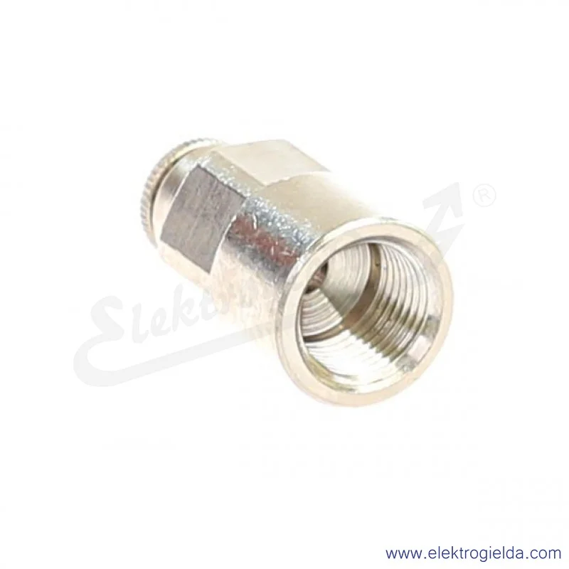 Złączka wtykowa prosta 6463-4-1/8, Fi 8mm, G1/8
