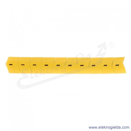 Oznacznik opisowy E04ZP-01020404000, OZ 2 *-*, żółty, 100szt