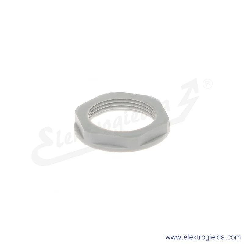 Nakrętka plastikowa E03DK-02020100101, N 12M, M12x1.5, grubość 4.5mm, pod klucz 18