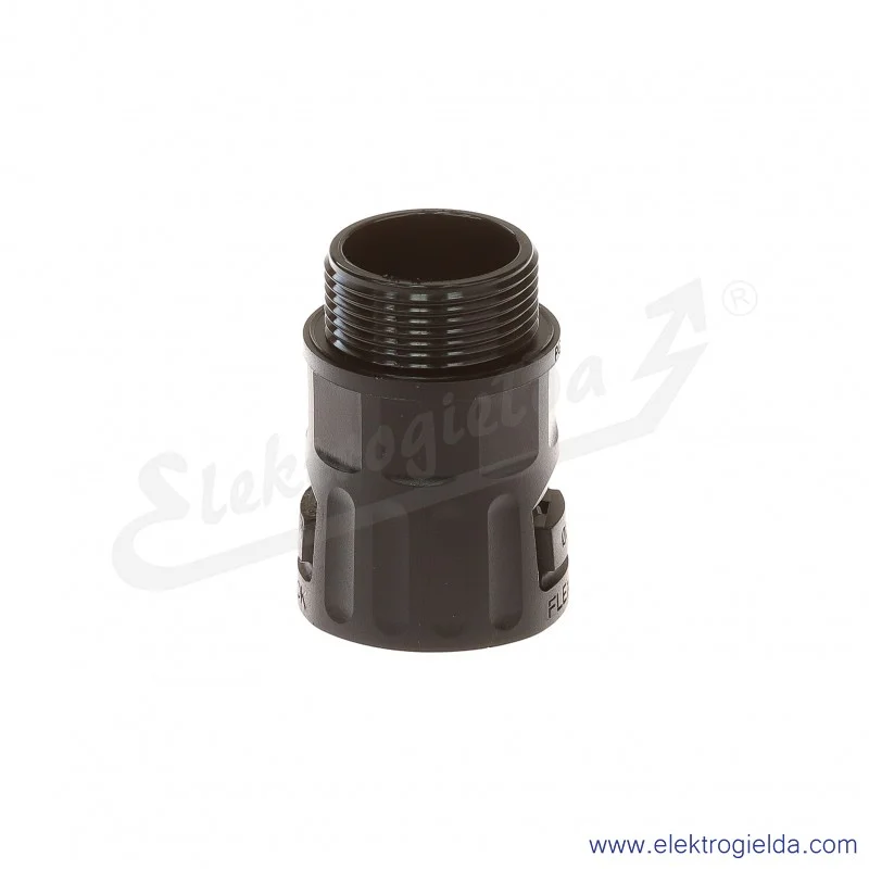 Dławik plastikowy E03DK-07060100701, SFD 29, PG29, pod klucz 38, czarny do WTE29