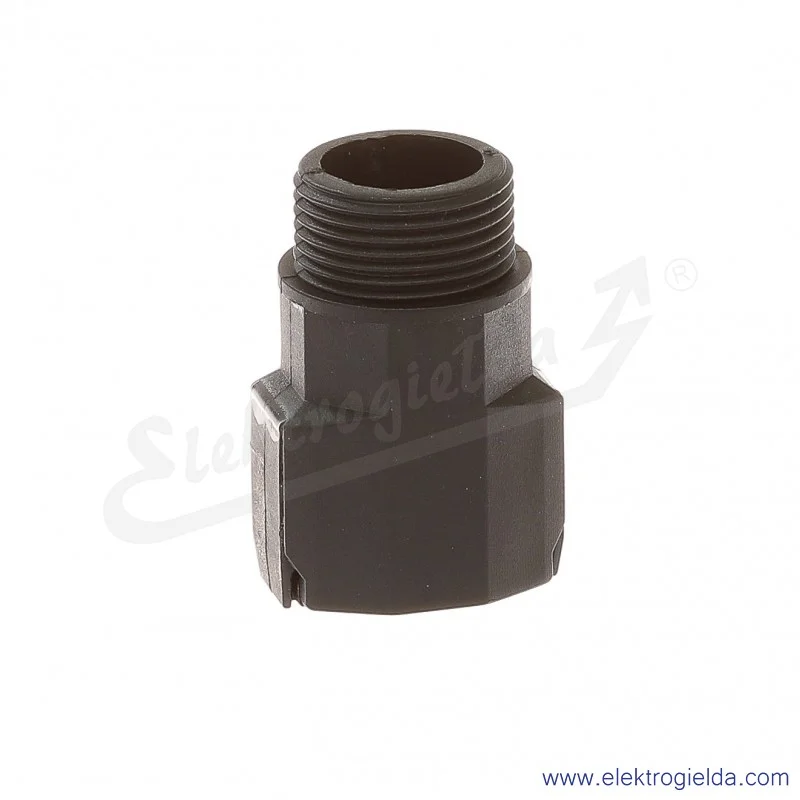 Dławik plastikowy E03DK-07040101601, FD 29/BK, PG29, pod klucz 40, czarny