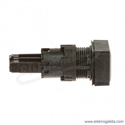 Napęd przycisku 086417, RMQ-TITAN Q18D-GE, żółty, z samopowrotem, kwadratowy 18x18mm, IP65