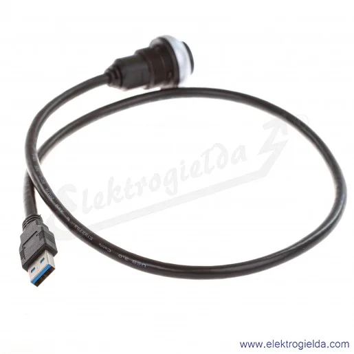 Gniazdo USB 107412 M22-USB-SA, typ A, przewód 60cm, fi 22mm