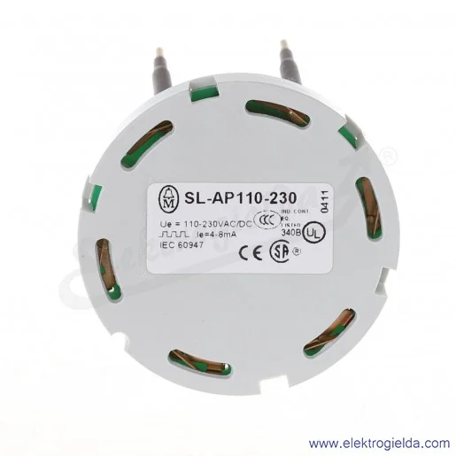 Kolumna dźwiękowa 205344, SL-AP110-230, sygnał pulsujący 5Hz, 110..230VAC/DC, 4..8mA