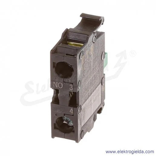Styk pomocniczy 216376, M22-K10, 1NO, 6A, montaż czołowy