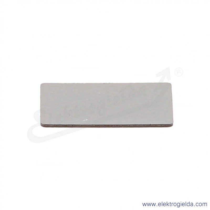Tabliczka opisowa 216480, M22-XST, 18x27mm, szara, bez nadruku