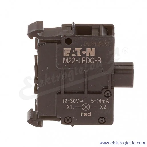Moduł LED 216561, M22-LEDC-R, czerwony, 12..30VAC/DC, do kasety